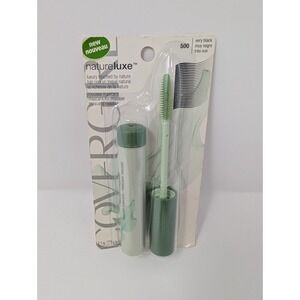 Covergirl Natureluxe Water Resistant Mousse Mascara #500 Very Black NOS NEW